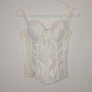 Bridal Ivory Satin Corset